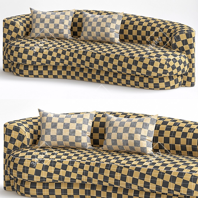 Yumi Sofa Collection 3D Model 3D model image 3