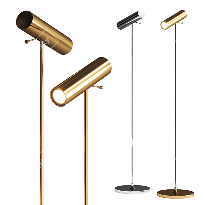 Aerin Lancelot Pivoting Floor Lamp 3D model image 1