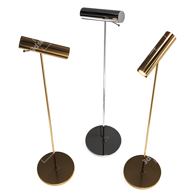 Aerin Lancelot Pivoting Floor Lamp 3D model image 2