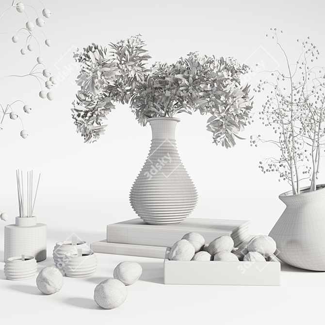 Elegant Decor Set 3D Models 3D model image 4