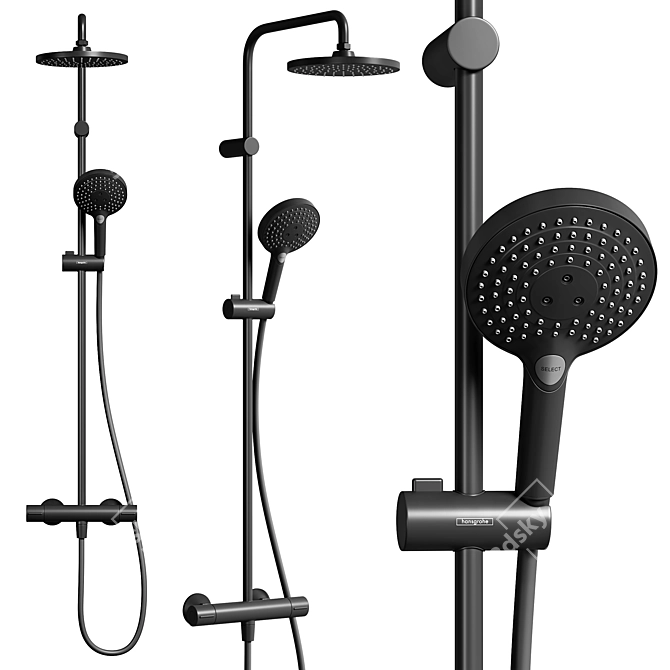 Hansgrohe Vernis Blend Collection Mixer 3D model image 4