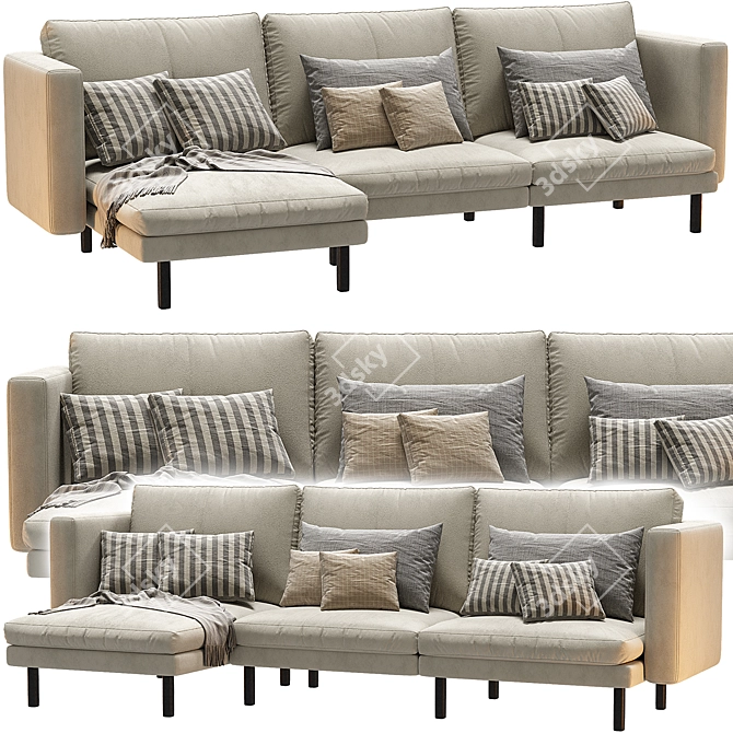 Modern Linteloo Njoy XL Sofa 3D model image 1