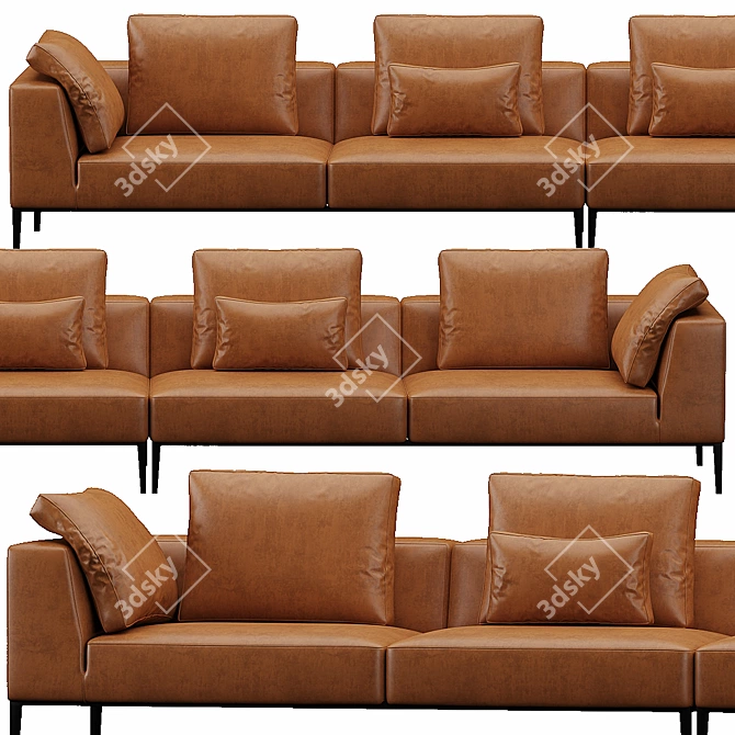 B&B Italia Modern Sofa Set 3D model image 6