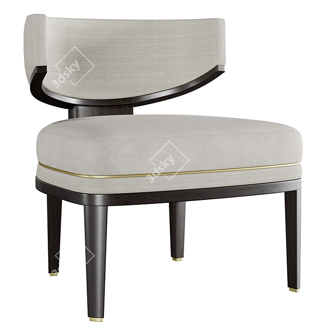 Elegant Frato Beirut Armchair 3D model image 3