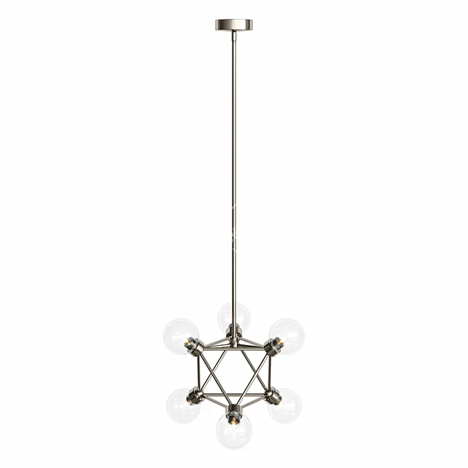 Mystic Small Celestial Pendant 3D model image 2
