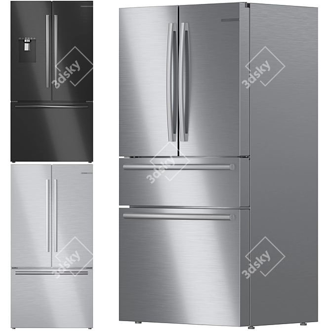 Bosch Refrigerator Collection Deluxe 3D model image 1