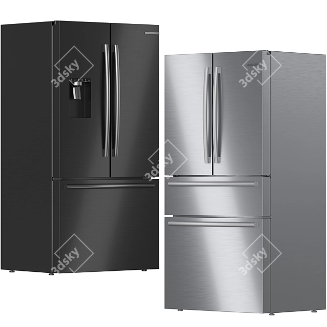 Bosch Refrigerator Collection Deluxe 3D model image 3