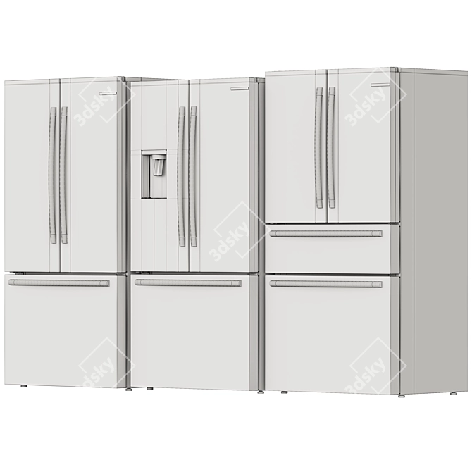 Bosch Refrigerator Collection Deluxe 3D model image 6