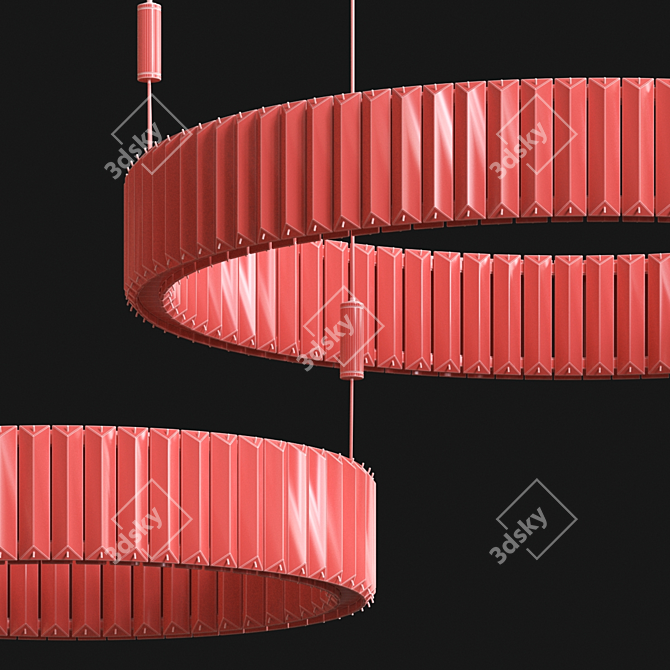 Bertolda Collection Pendant Light Fixture 3D model image 5