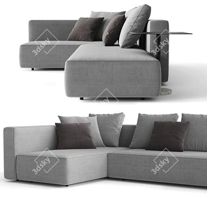 Roda Dandy Sofa Set 3D model image 2