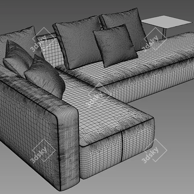 Roda Dandy Sofa Set 3D model image 4