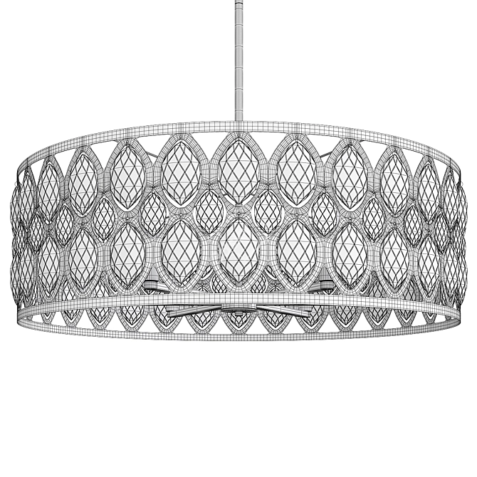 Dealey 8-Light Chandelier by Z-Lite 3D model image 2