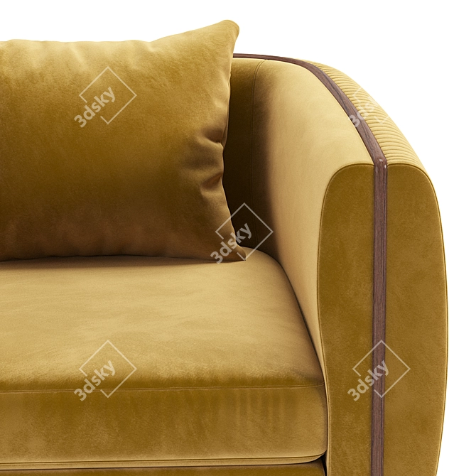 Modern Barlow Armchair Design 3D model image 4