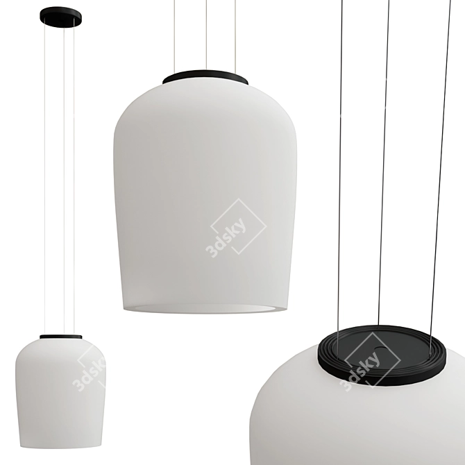 Glam Ghost LED Pendant Lamp 3D model image 1