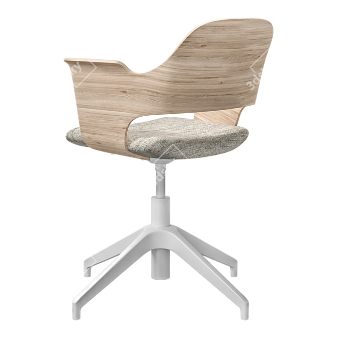 IKEA FJALLBERGET Conference Chair Oak 3D model image 3