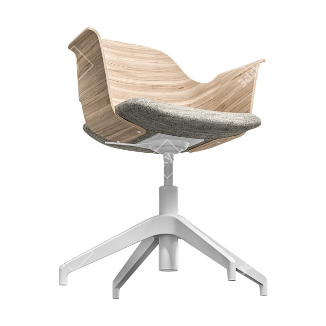 IKEA FJALLBERGET Conference Chair Oak 3D model image 4