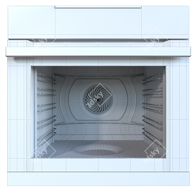 Haier I-TOUCH Smart Oven 3D model image 2