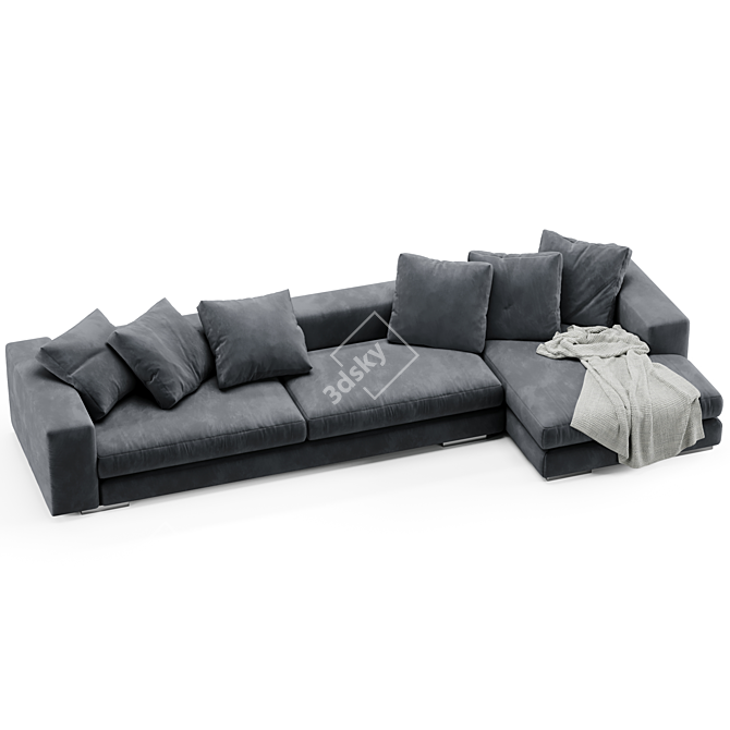 Modern Verzelloni Holden Corner Sofa 3D model image 3