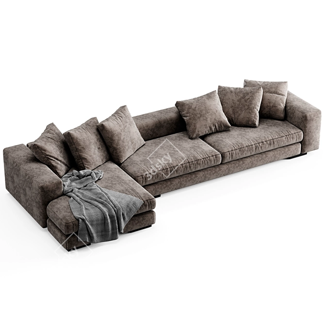 Modern Verzelloni Holden Corner Sofa 3D model image 3