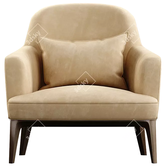 ANE Cozy Armchair for Modern Spaces 3D model image 2