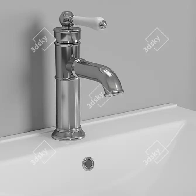 Vintage Oxford IDDIS Bathroom Faucets 3D model image 2