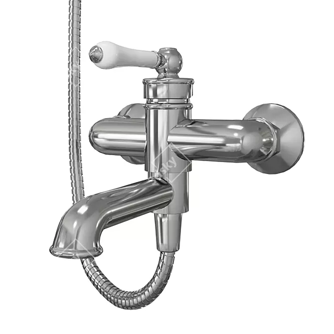 Vintage Oxford IDDIS Bathroom Faucets 3D model image 4