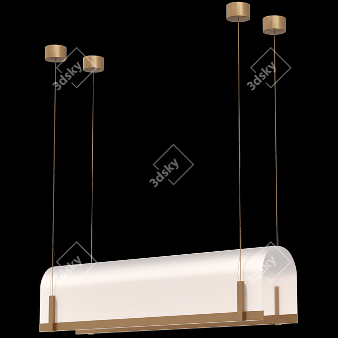 Modern Pendant Light TUNNEL Baxter 3D model image 3