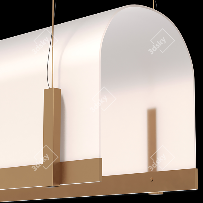 Modern Pendant Light TUNNEL Baxter 3D model image 4