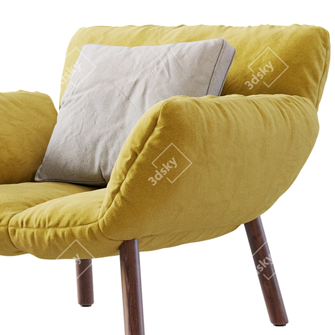 Contemporary Pil Bonaldo Armchair Style 3D model image 2