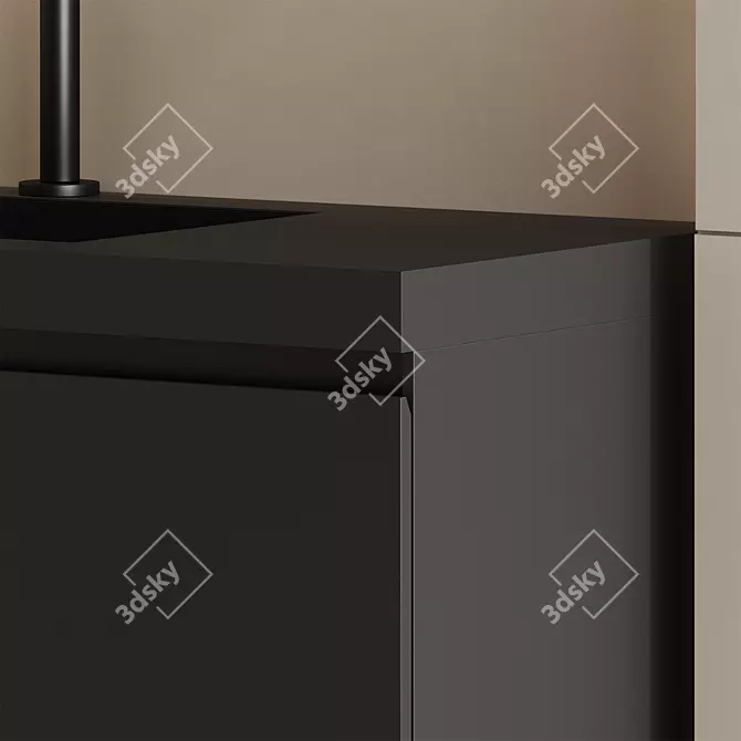 Customizable Bathroom Furniture Set 3D model image 3