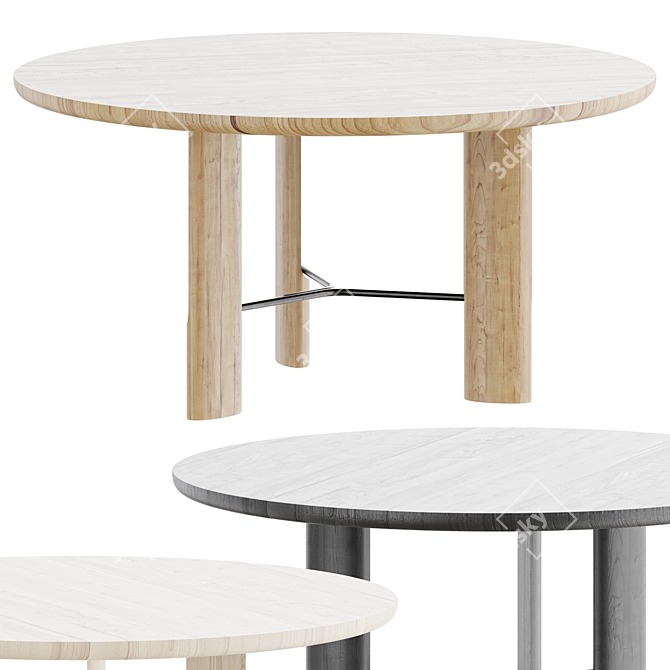 Delcourt Design HUB Round Table 3D model image 1