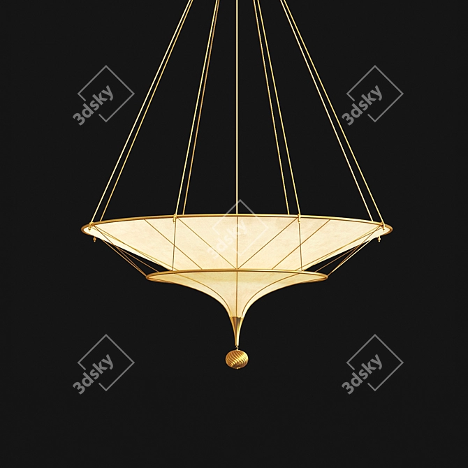Scheherazade Fortuny Metal Fabric Collection 3D model image 2