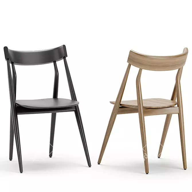 Sleek LIZZY Chair - Arflex 3D model image 5