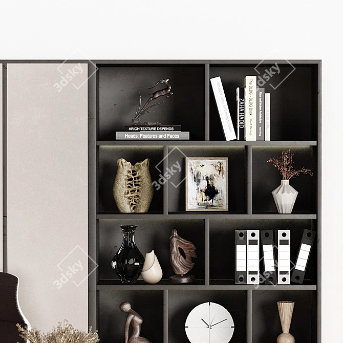 Modern Home Office Tech Set 3D model image 3