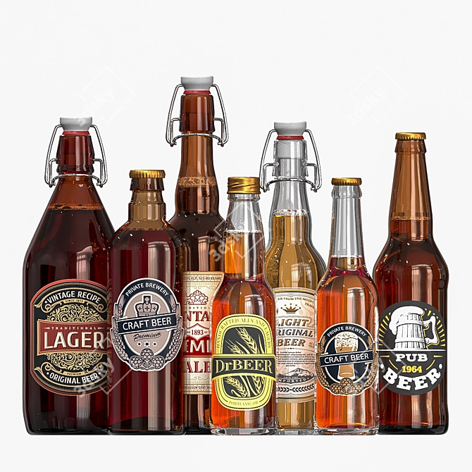 Craft Beer Collection Kit 3D model image 1