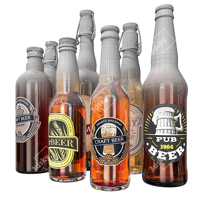 Craft Beer Collection Kit 3D model image 3