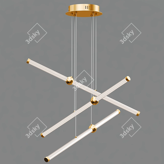 Rustic Charm Pendant Light 3D model image 2