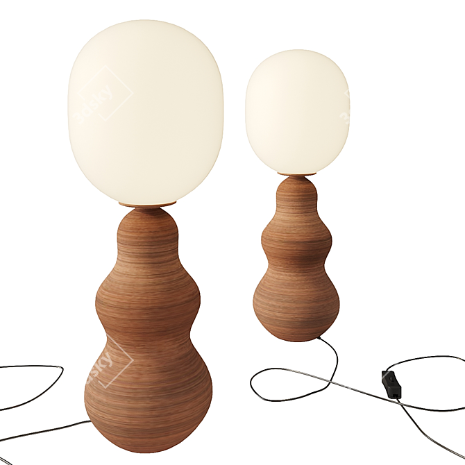 Terracotta Table Light by MADE 3D model image 1