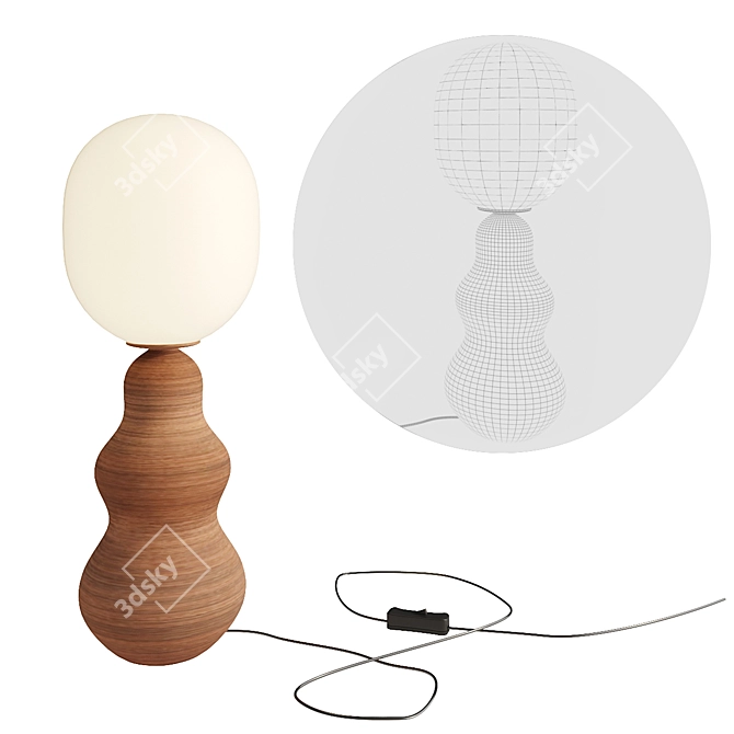 Terracotta Table Light by MADE 3D model image 2