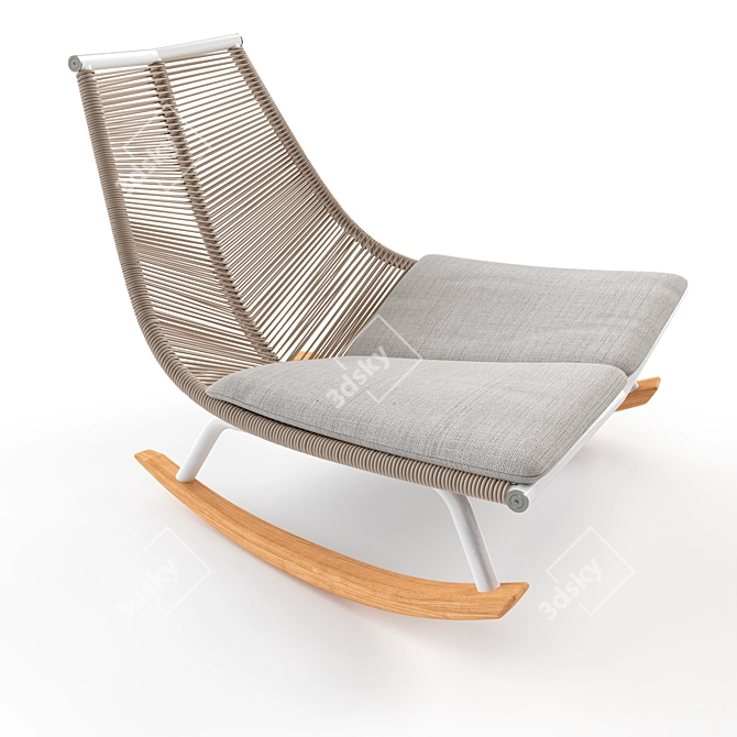 Outdoor Armchair Roda Laze 3D model image 2