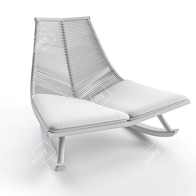 Outdoor Armchair Roda Laze 3D model image 4