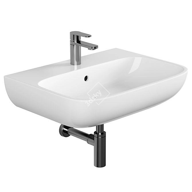 VitrA Shift Washbasin 60 cm 3D model image 1