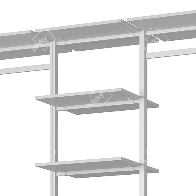 La Redoute Talist Wardrobe Modules 3D model image 4