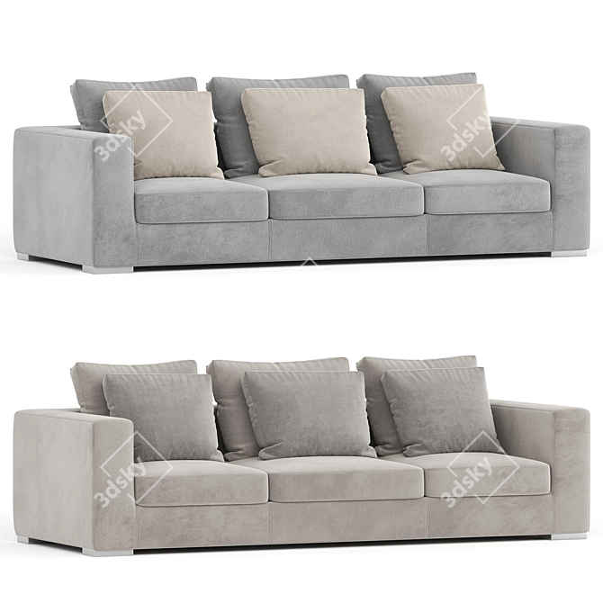 Modern William Sofa 2017 3D model image 1