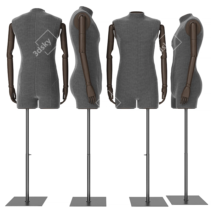 Male Mannequin Display Figure 3D model image 2