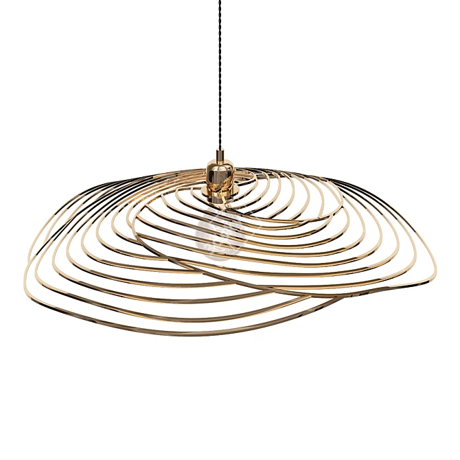 Nido Suspension Light: Elegant Illumination 3D model image 2