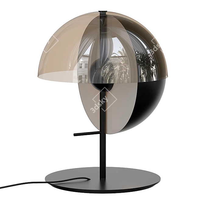 Elegant Theia Table Light 3D model image 1