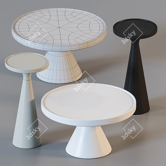 Modern Magazine Table Zuiver Floss 3D model image 5