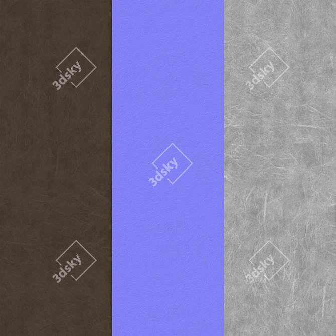 Premium Leather PBR Texture Set 3D model image 2
