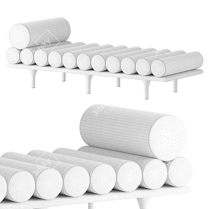 Studiopepe Five to Nine Daybed 3D model image 3